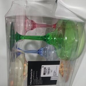 4 Piece Margarita Glasses Set Macy's